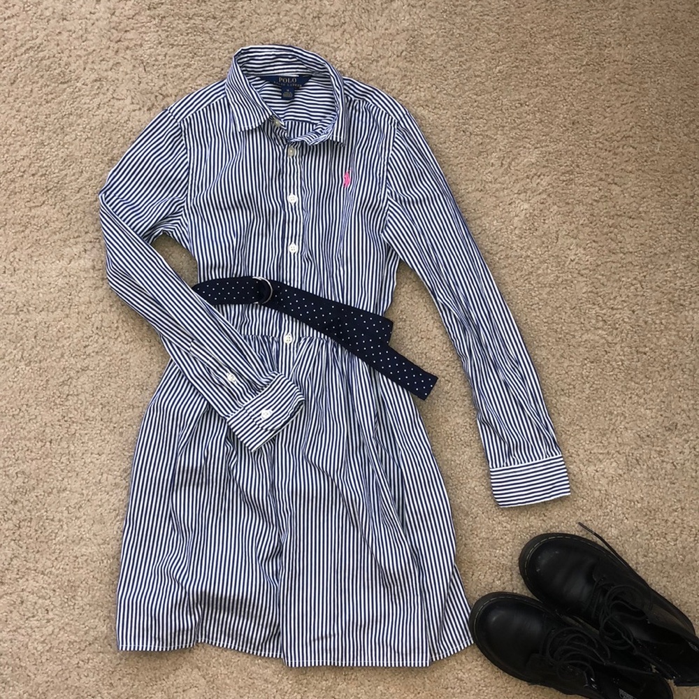 Ralph Lauren striped cotton shirtdress